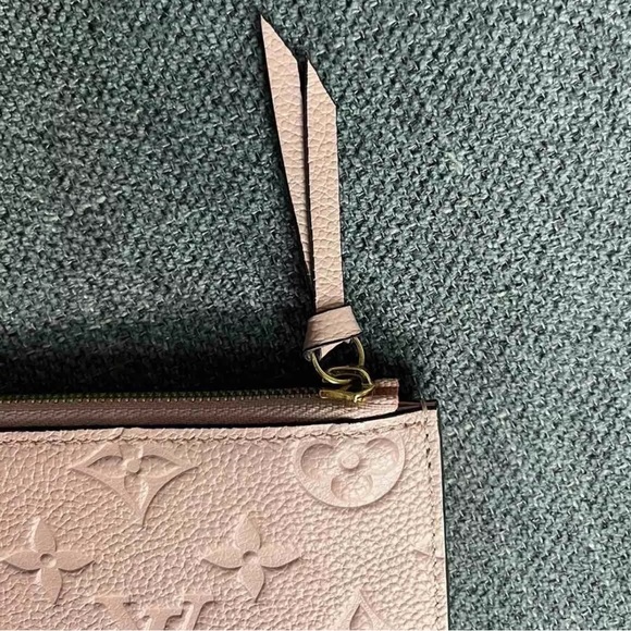 Louis Vuitton Felicie monogram empreinte zippy pouch Rose poudre - Picture 4 of 7